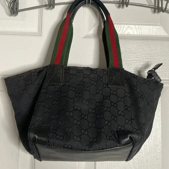 Vintage Gucci GG Canvas Web Handbag - Picture 7 of 16